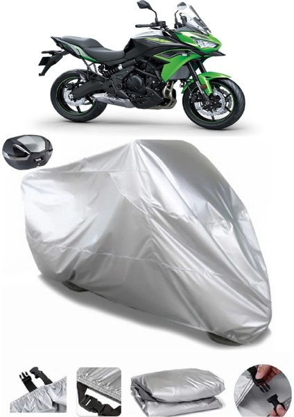 Kawasaki Versys 650 Motosiklet Brandası Arka Çanta Uyumlu