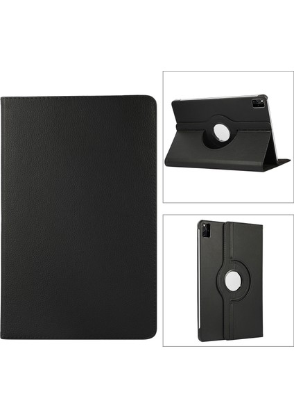 Lenovo Sekmesi Için Litchi Pu Kılıfı M11 / Xiaoxsin Pad 11 2024 (Yurt Dışından)