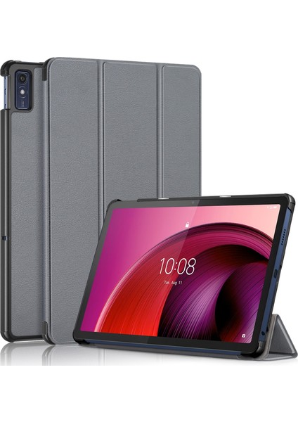 Lenovo Tab M10 5g 10.6 Için Deri Akıllı Tablet Kılıf (Yurt Dışından)