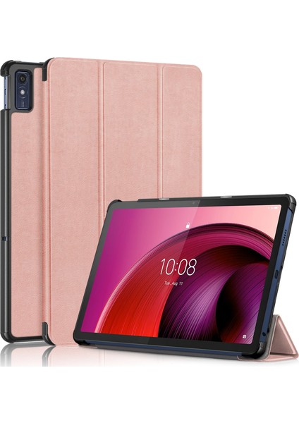 Lenovo Tab M10 5g 10.6 Için Deri Akıllı Tablet Kılıf (Yurt Dışından)