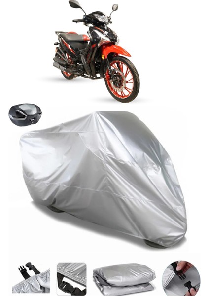 Arora Smart 50 Motosiklet Brandası Arka Çanta Uyumlu