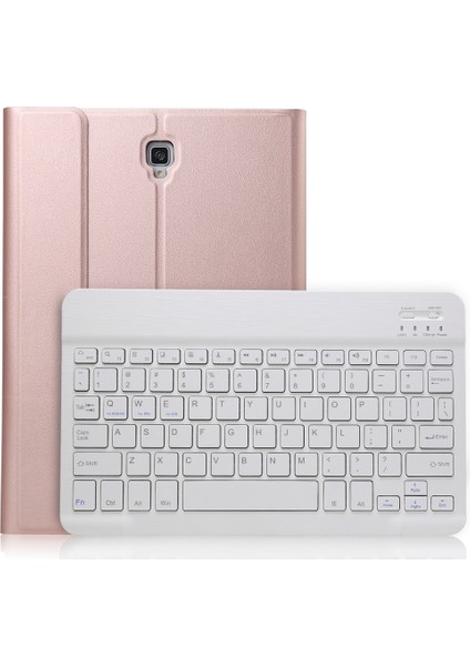 Galaxy Tab A 10.5 T590 / T595 Için Bluetooth Klavye Pu Kılıf (Yurt Dışından)
