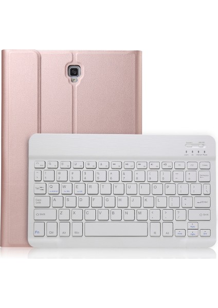 Galaxy Tab A 10.5 T590 / T595 Için Bluetooth Klavye Pu Kılıf (Yurt Dışından)