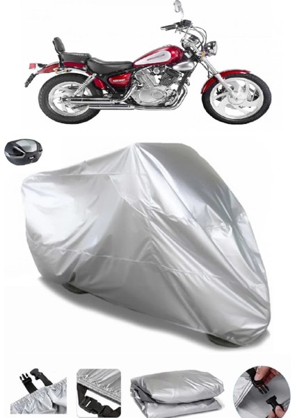 Keeway Super Shadow 250 Motosiklet Brandası Arka Çanta Uyumlu