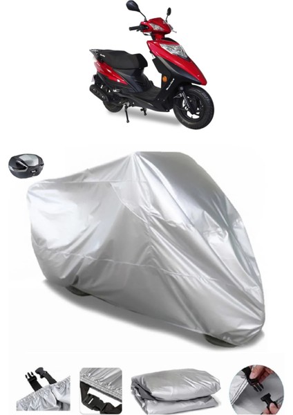 Motolux Rossi Rs 50 Motosiklet Brandası Arka Çanta Uyumlu