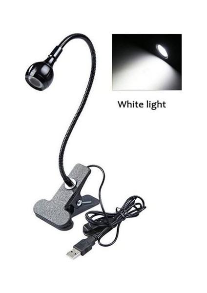 3W Night Lamp USB Desk Light Eye Protection Bulb Read Book Lights Clip Table Lamps Bedside Lights Indoor Lighting|desk Lamps (Yurt Dışından)