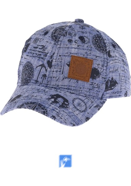 %100 Pamuk Erkek Çocuklar Için Güneş Şapkası ( 4-8 Yaş ) ( Size 52 )