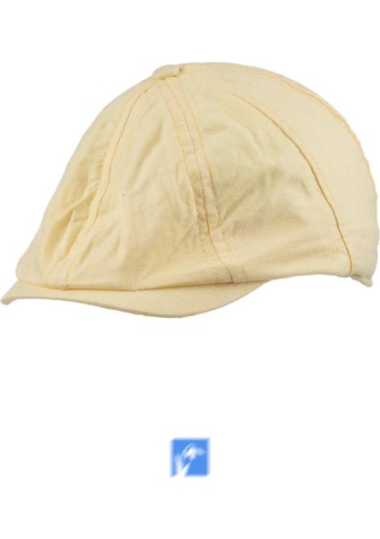 %100 Pamuk Çocuklar Için Kasket Güneş Şapkası ( 4-8 Yaş ) ( Unisex )