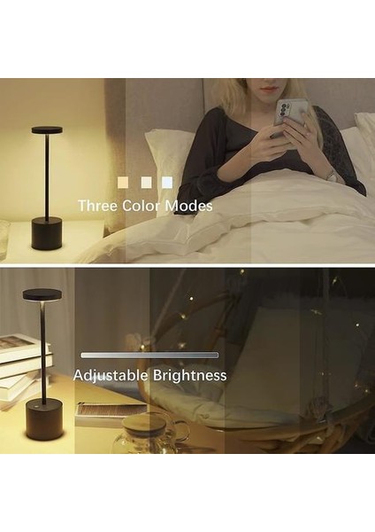 Sunrain Wireless Table Lamps, Hapfish 8000MAH Rechargeable LED Desk Lamp With Remote (Yurt Dışından)