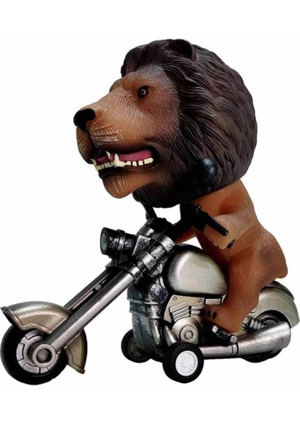 Koca Kafalı Hayvan Figürlü Motosiklet - Aslan