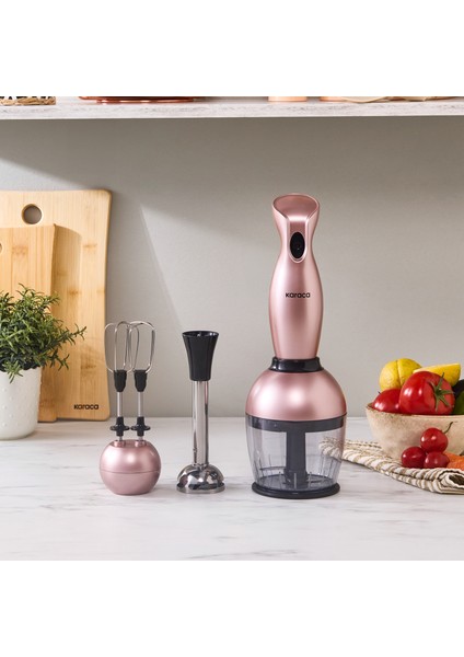 Pro- Midi Plus 3'lü Blender Set Rosegold 1000W