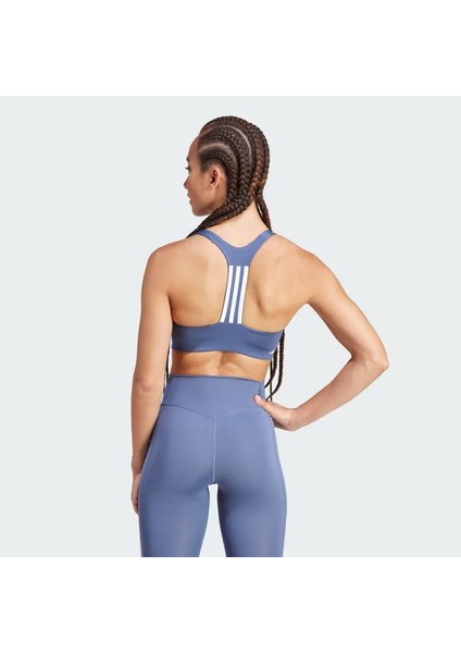 IT6629 Power Impact Train Medium-Support 3-Stripes Bra Lila fırsatları