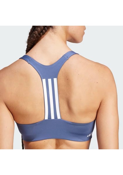 IT6629 Power Impact Train Medium-Support 3-Stripes Bra Lila