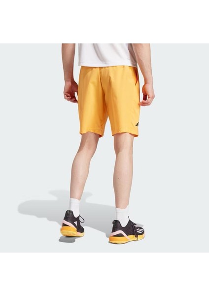 Adidas IP1889 - 7 Club 3-Stripes Tenis Shorts Erkek Sarı Şort