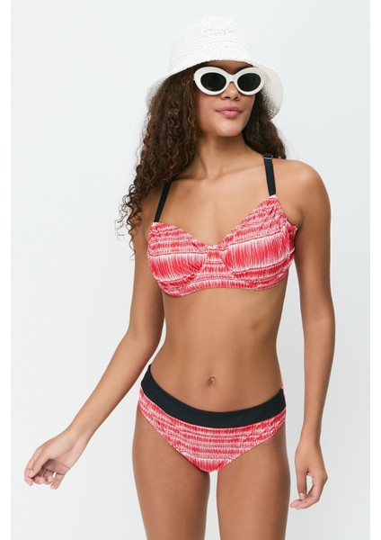 Balenli Bikini Takım 3257 Kırmızı