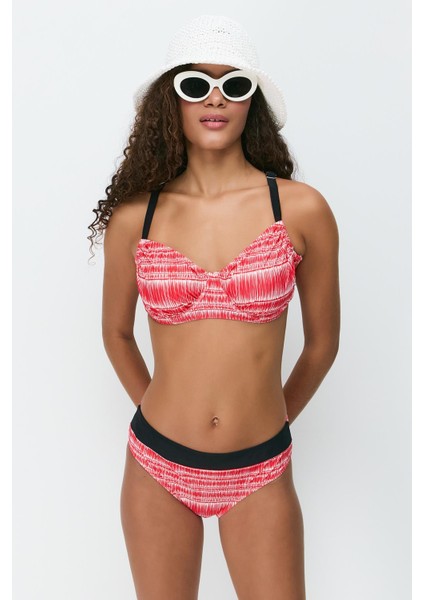 Balenli Bikini Takım 3257 Kırmızı fırsatları