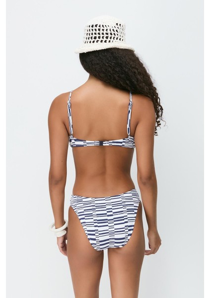 Ip Askı Bikini Takım 3268 Beyaz/lacivert indirimleri