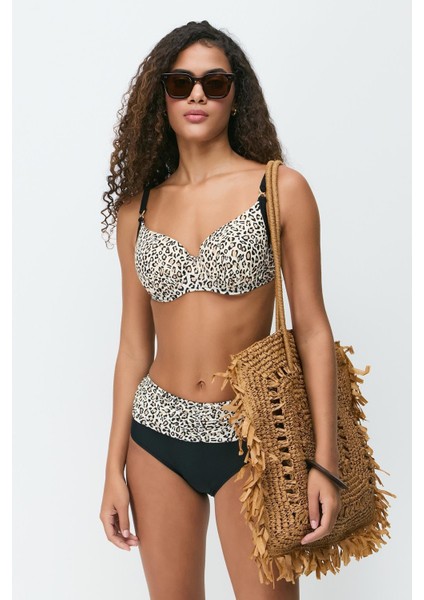 Kaplı Bikini Takım 3288 Leopar