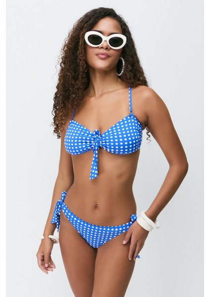 Bağlamalı Bikini Takım 3285 Lacivert