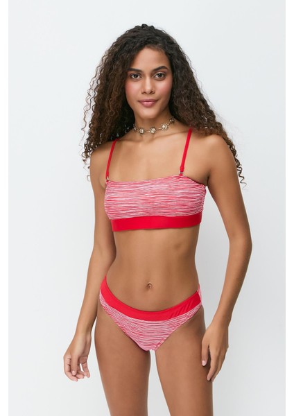 Straplez Bikini Takım 3265 Kırmızı fiyatları