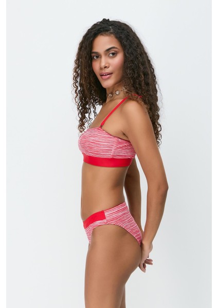 Straplez Bikini Takım 3265 Kırmızı modelleri