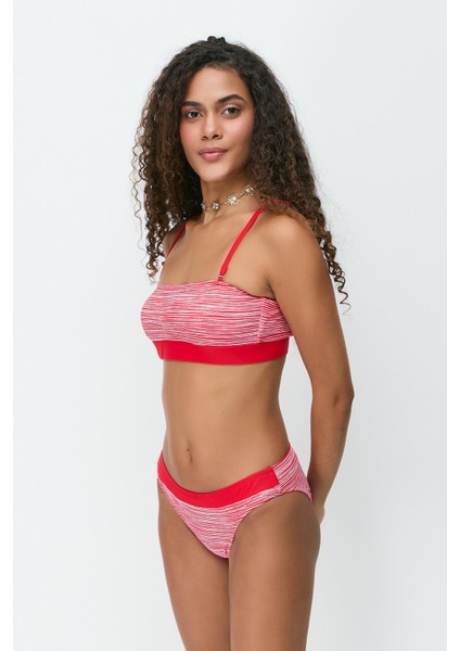 Straplez Bikini Takım 3265 Kırmızı fırsatları