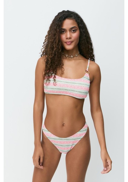 Ip Askılı Bikini Takım 3241 Kırmızı