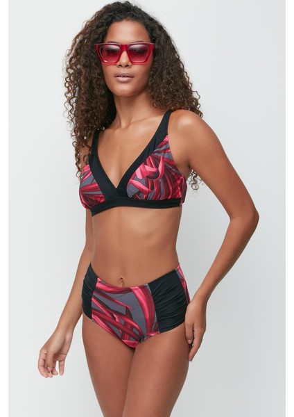 Toparlayıcı Bikini Takım 3247 Kırmızı modelleri