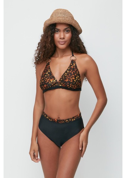 Toparlayıcı Bikini Takım 3254 Kahverengi