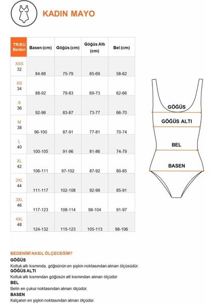 Yüksek Bel Uzun Tankini 7741 Mavi