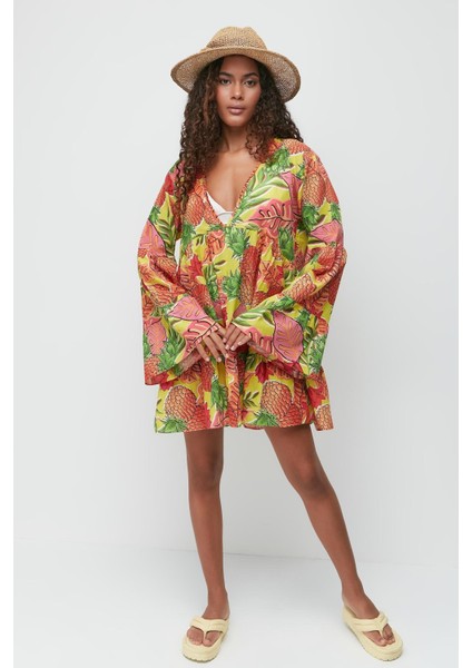 Pareo Plaj Elbisesi 22329 Ananas