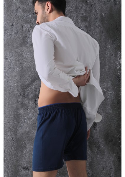 Erkek Pamuklu Havlu Bel Boxer 6'lı Adet