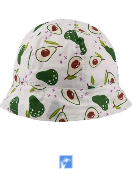 Pamuk Kız Çocukları Için Güneş Şapkası ( 4-8 Yaş )