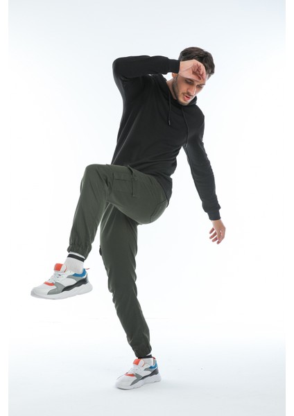 Kapüşonlu Basic Geniş Kesim Erkek Içi Polarlı Sweatshirt indirimleri