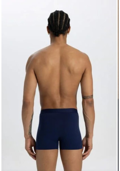3lü Süpersoft Organik Bambu Kumaş Jakar Kemer Erkek Boxer