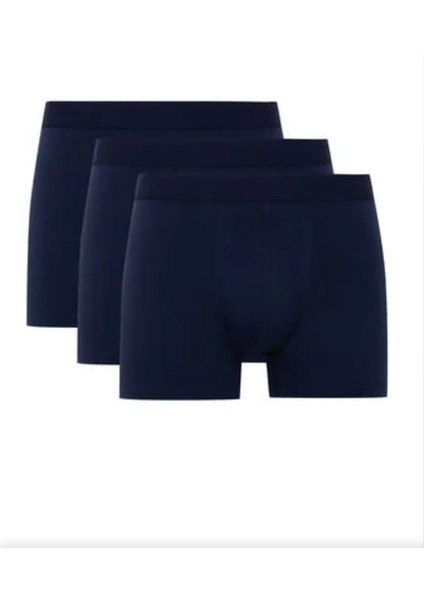 3lü Süpersoft Organik Bambu Kumaş Jakar Kemer Erkek Boxer