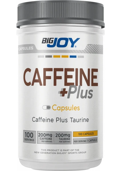 Bigjoy Sports Caffeine Plus Taurine 100 Kapsül