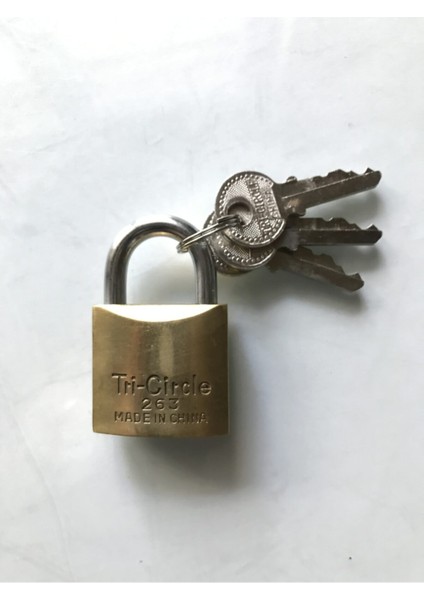 32 mm Sarı Asma Kilit Trı-Cırcle 263