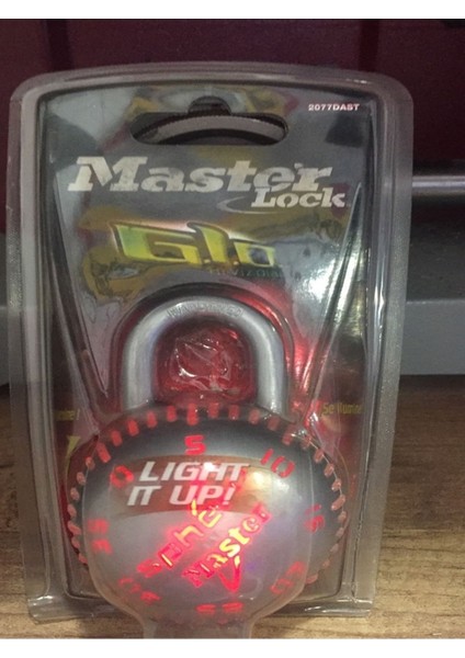 Masterlock 2077 Fast Şifreli Işıklı Asma Kilit
