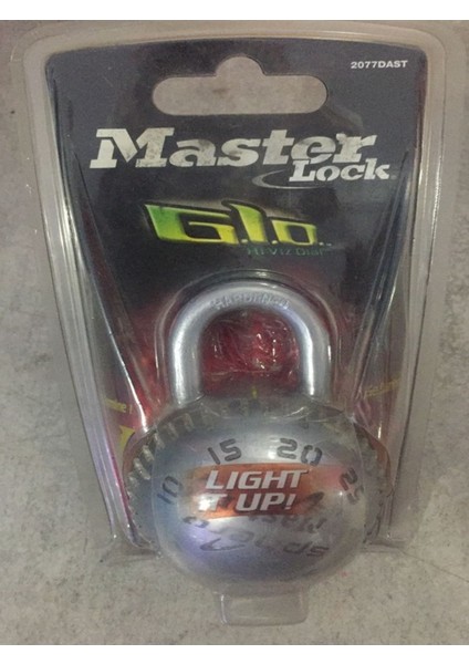 Masterlock 2077 Fast Şifreli Işıklı Asma Kilit