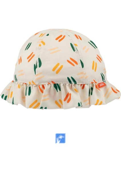 Polyester Kız Çocuklar Için Güneş Şapkası ( 4-8 Yaş ) ( Size 52 )