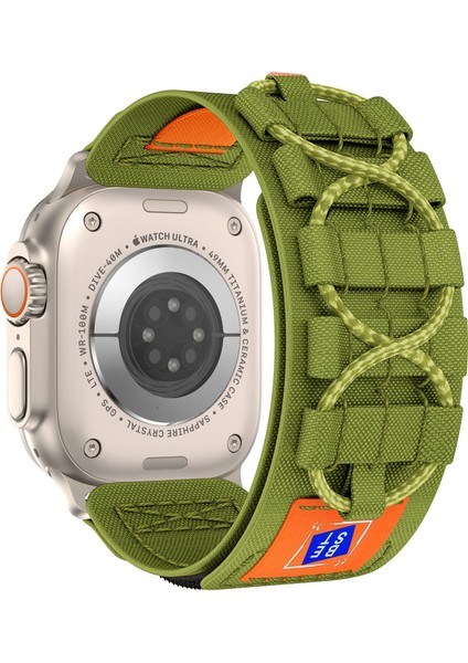 Apple Watch Se 2023 44MM Örgü Tasarım Spor Cırtcırtlı Rd4 Kordon