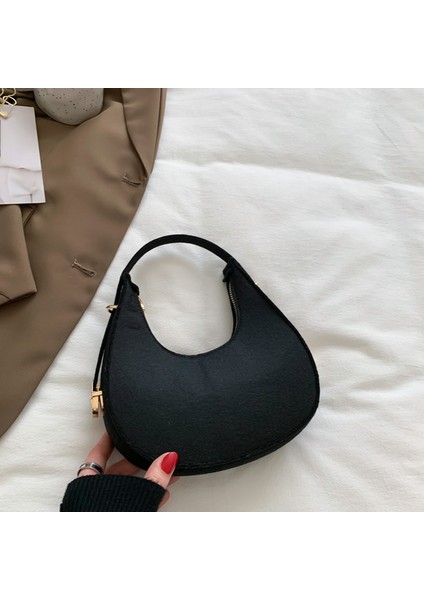 Vintage Koltuk Altı Moda Taş Desen Omuz Çantası (Yurt Dışından)