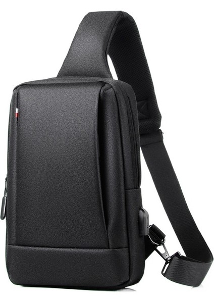 Su Geçirmez Oxford Kumaş Göğüs Çantası Omuz Çantası Büyük Kapasiteli Messenger Çanta (Yurt Dışından)