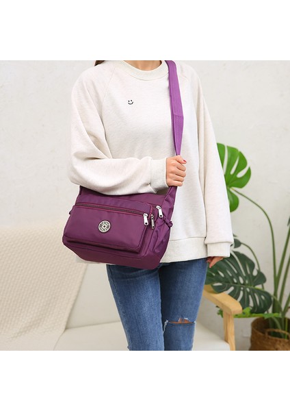 Kadın Omuz Çantası Seyahat Naylon Messenger Çanta (Yurt Dışından)