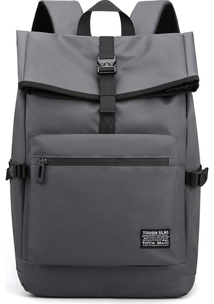 Yeni Basit Sırt Çantası Erkek Eğlence Seyahat Çantası Bilgisayar Sırt Çantası (Yurt Dışından)