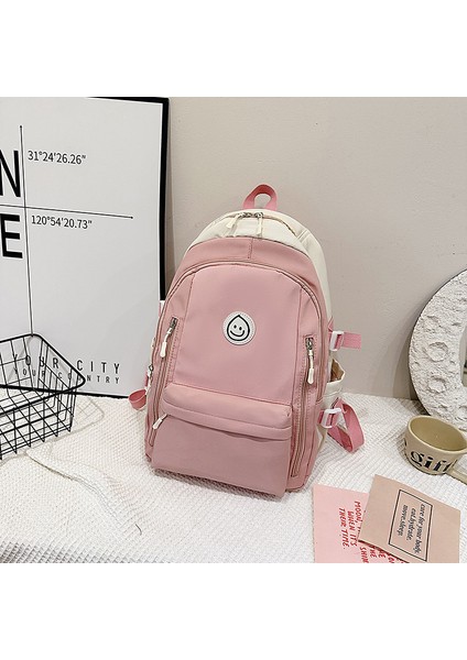 Girls Fresh And Sweet Casual Sırt Çantası Aydınlatma Öğrenci Okul Çantası (Yurt Dışından)