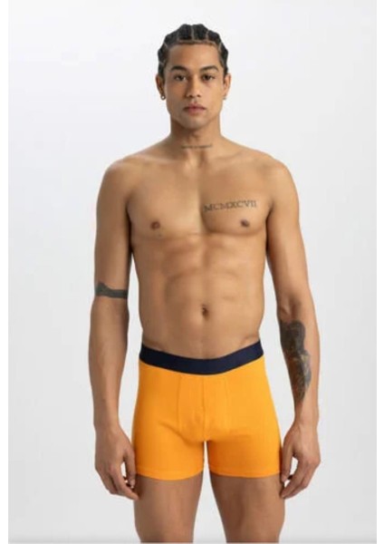 3 Lü Erkek Kemerli Lycralı Boxer