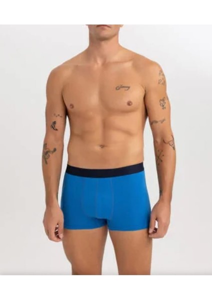 3 Lü Erkek Kemerli Lycralı Boxer
