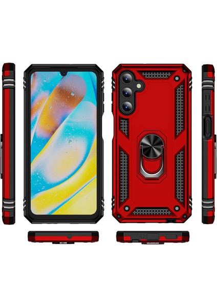 Samsung Galaxy A25 5g Kılıf Sofya Yüzüklü Standlı Zırhlı Korumalı Silikon Kılıf fiyatları
